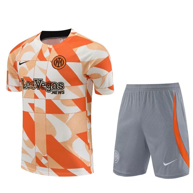 AAA Quality Inter Milan 24/25 Orange/White Training Kit Jersey